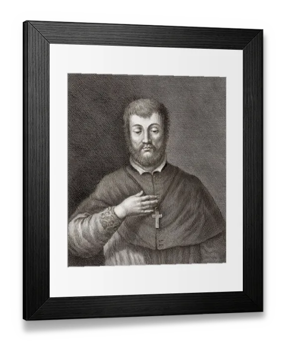 Framed Print : Braccio Martelli, 1501 - 1560, an Italian Catholic bishop