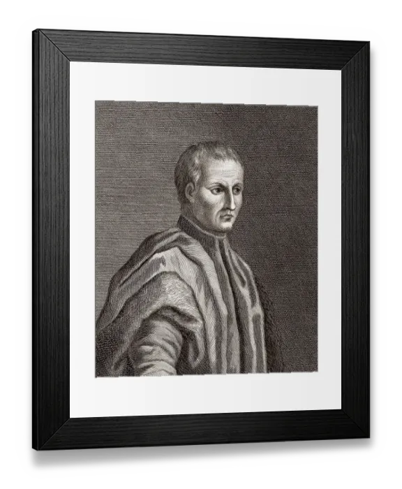 Framed Print : Giannozzo Manetti, 1396 - 1459