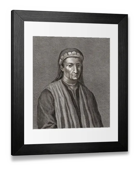Framed Print : Leonardo Bruni, or Leonardo Aretino, c Framed Print : Leonardo Bruni, or Leonardo Aretino, c