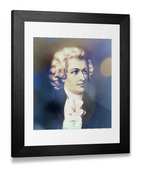 Framed Print : Wolfgang Amadeus Mozart, 1756, 1791