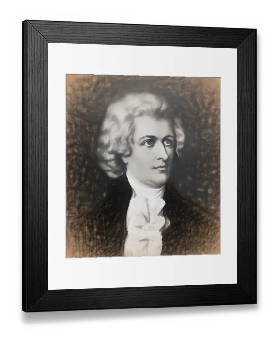 Framed Print : Wolfgang Amadeus Mozart, 1756, 1791