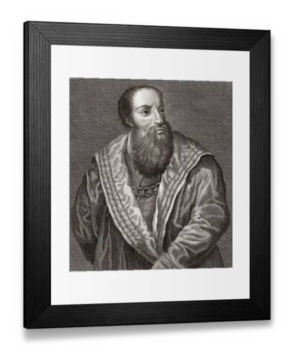 Framed Print : Pietro Aretino, 1492 - 1556, an Italian author
