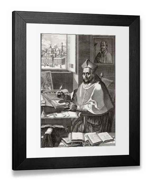 Framed Print : Robert Bellarmine, 1542 - 1621 Framed Print : Robert Bellarmine, 1542 - 1621