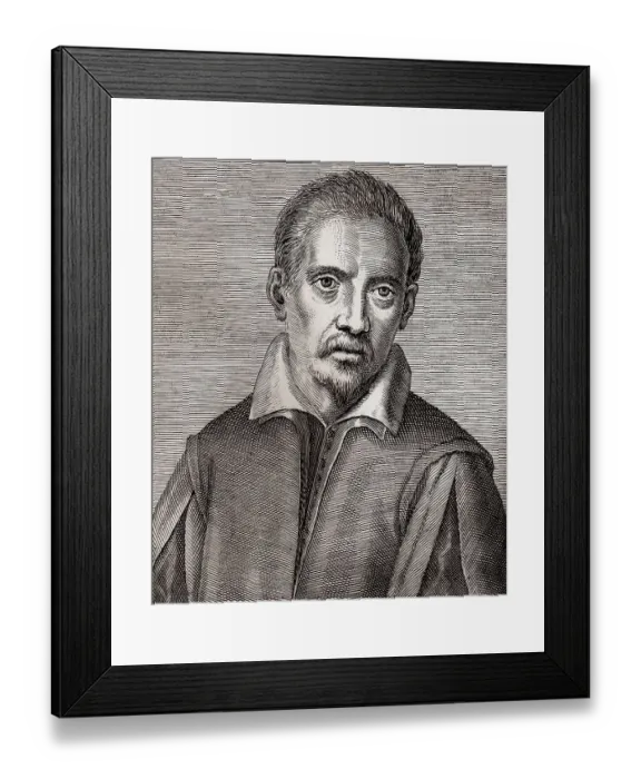 Framed Print : Sante Peranda, 1566-1638, an Italian painter of the late-Renaissance period