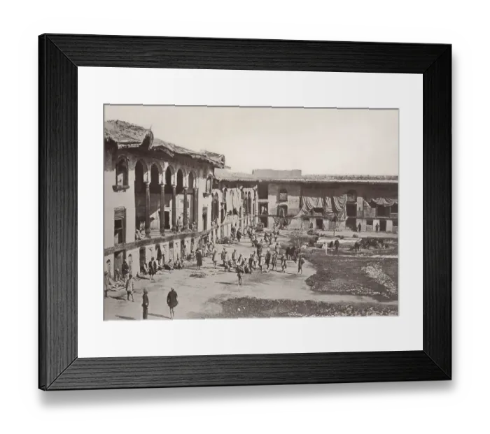 Framed Print : Interior view of the palace of Shauh Shujah Ool Moolk