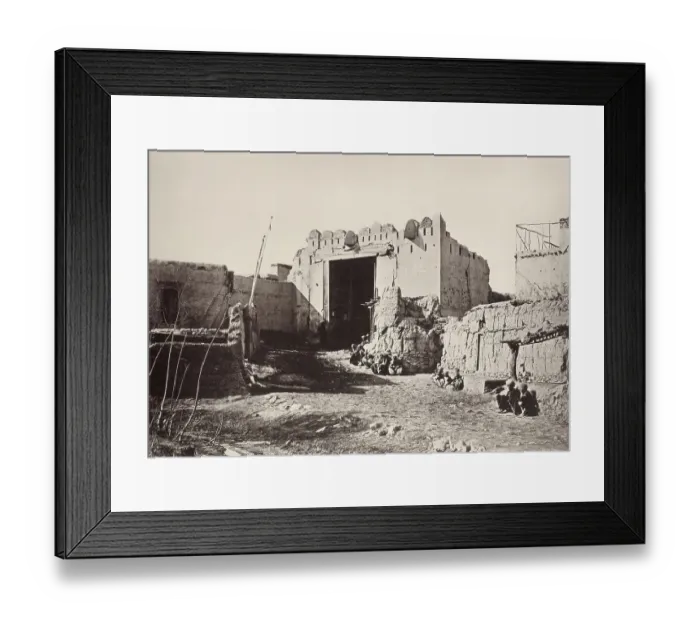 Framed Print : The Lahore Gate, Bazaar street Framed Print : The Lahore Gate, Bazaar street