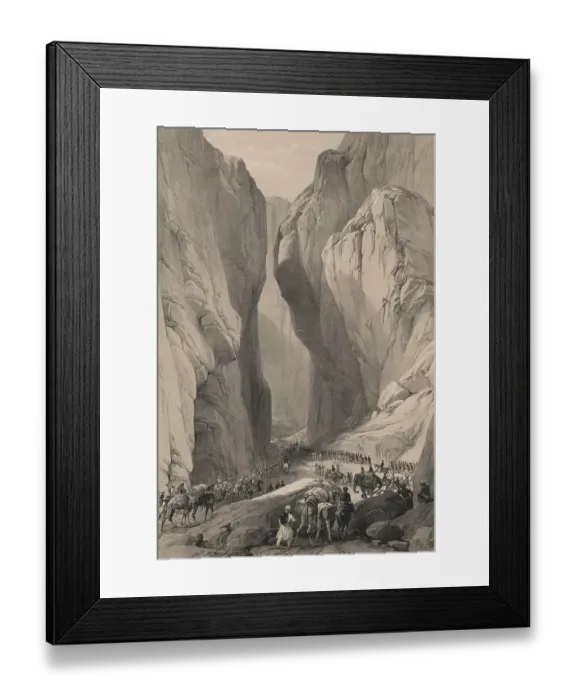 Framed Print : Entrance of the Bolan Pass from Dadur Framed Print : Entrance of the Bolan Pass from Dadur