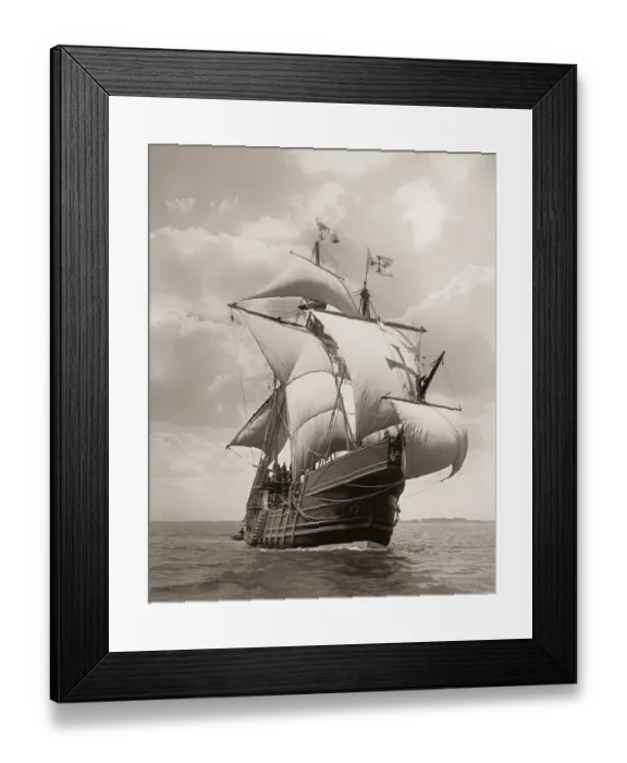 Framed Print : Replica of the Spanish caravel Santa Maria Framed Print : Replica of the Spanish caravel Santa Maria