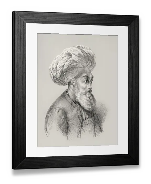 Framed Print : Amir Dost Mohammed Khan, 1793-1863 Framed Print : Amir Dost Mohammed Khan, 1793-1863