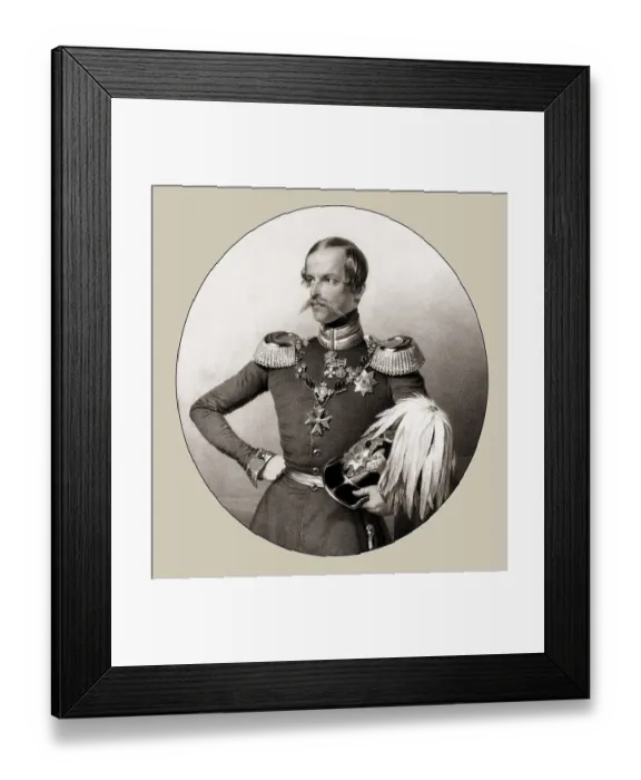 Framed Print : Prince Waldemar of Prussia, Friedrich Wilhelm Waldemar von Preussen