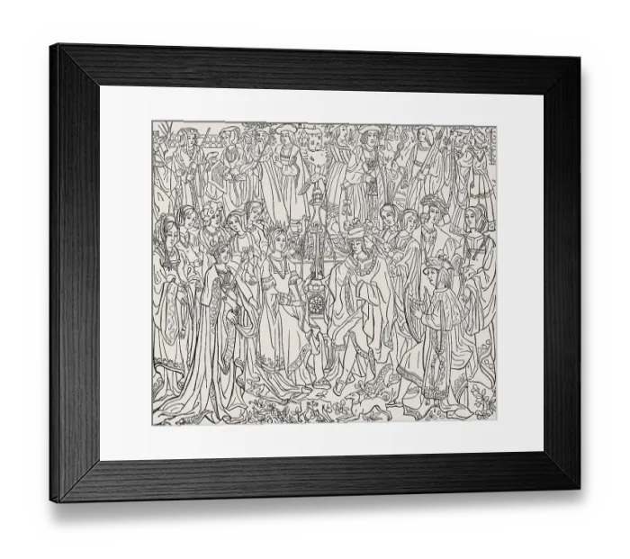Framed Print : The marriage of Louis XII with Anne of Brittany Framed Print : The marriage of Louis XII with Anne of Brittany