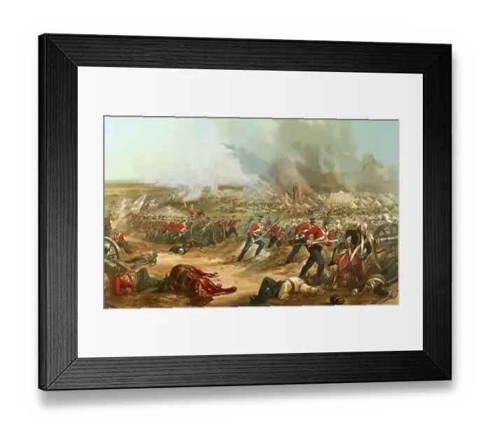 Framed Print : The Battle of Ferozeshah, First Anglo-Sikh War Framed Print : The Battle of Ferozeshah, First Anglo-Sikh War