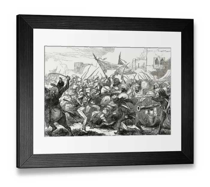 Framed Print : Battle of Gujrat, Second Anglo-Sikh War Framed Print : Battle of Gujrat, Second Anglo-Sikh War