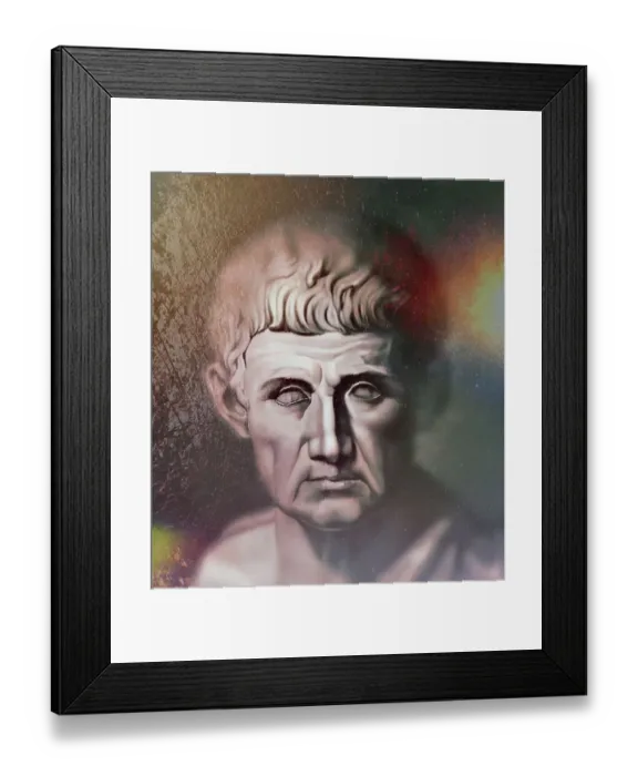 Framed Print : Aristotle, 384-322 BC, ancient Greek philosopher and scientist