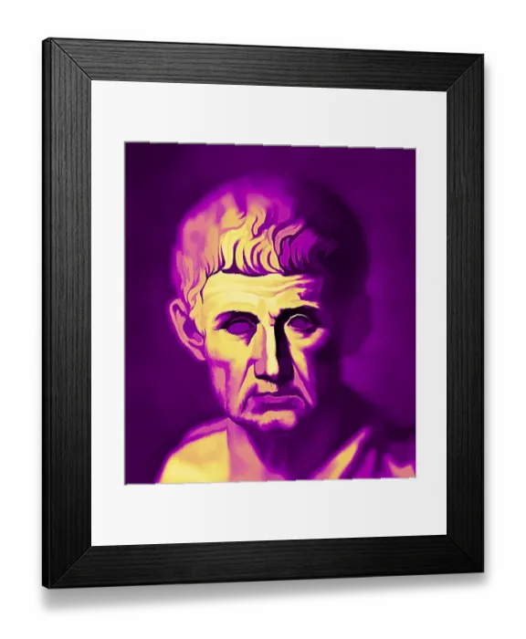 Framed Print : Aristotle, 384-322 BC, ancient Greek philosopher and scientist