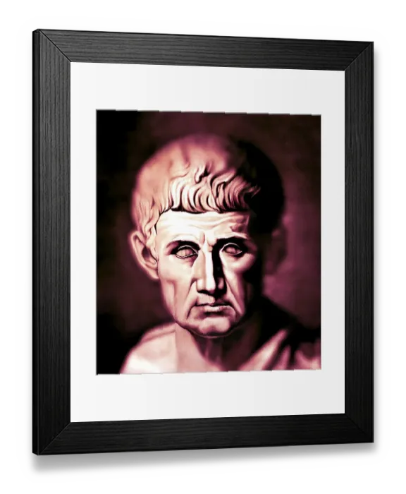 Framed Print : Aristotle, 384-322 BC, ancient Greek philosopher and scientist
