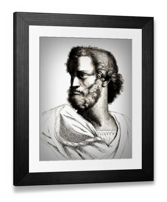 Framed Print : Aristotle, 384-322 BC, ancient Greek philosopher and scientist Framed Print : Aristotle, 384-322 BC, ancient Greek philosopher and scientist