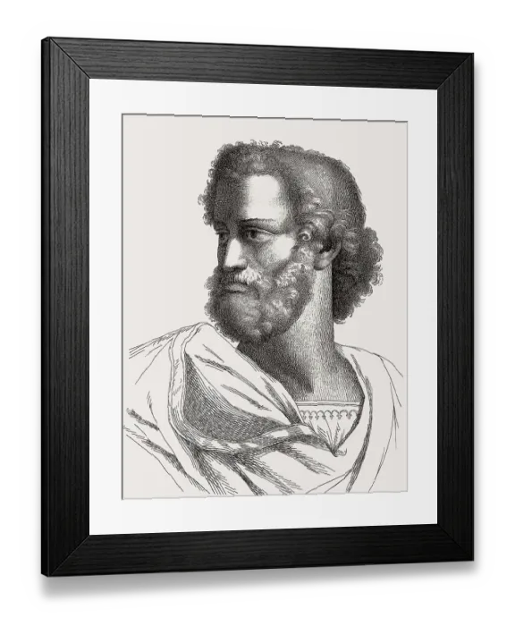 Framed Print : Aristotle, 384-322 BC, ancient Greek philosopher and scientist Framed Print : Aristotle, 384-322 BC, ancient Greek philosopher and scientist