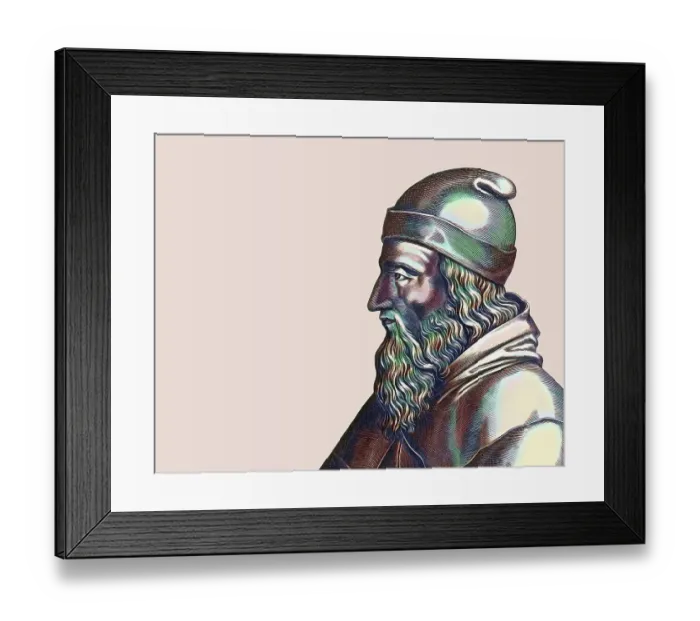 Framed Print : Aristotle, 384-322 BC, ancient Greek philosopher and scientist