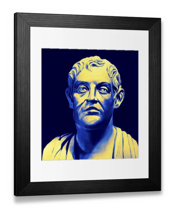 Framed Print : Aristotle, 384-322 BC, ancient Greek philosopher and scientist