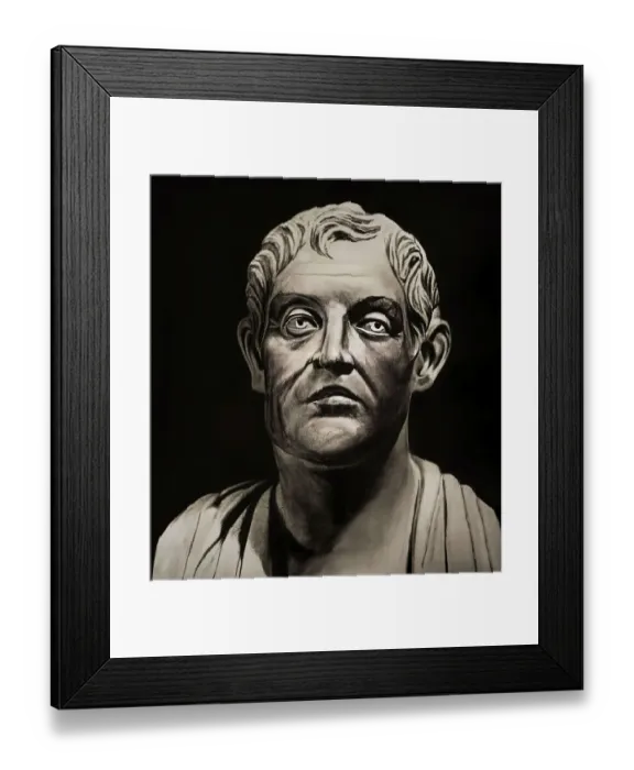 Framed Print : Aristotle, 384-322 BC, ancient Greek philosopher and scientist
