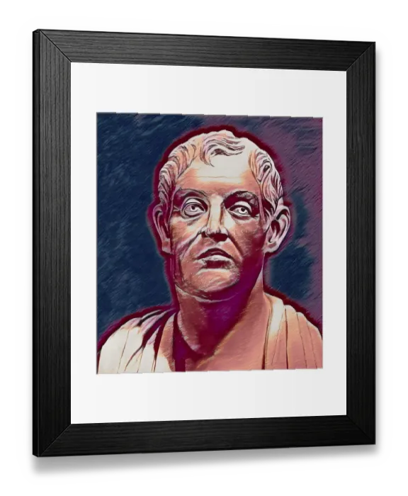 Framed Print : Aristotle, 384-322 BC, ancient Greek philosopher and scientist