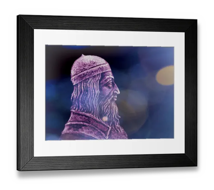 Framed Print : Aristotle, 384-322 BC, ancient Greek philosopher and scientist