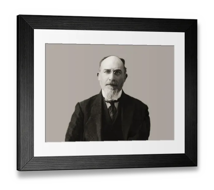 Framed Print : Erik Satie, 1866 - 1925, a French composer and pianist