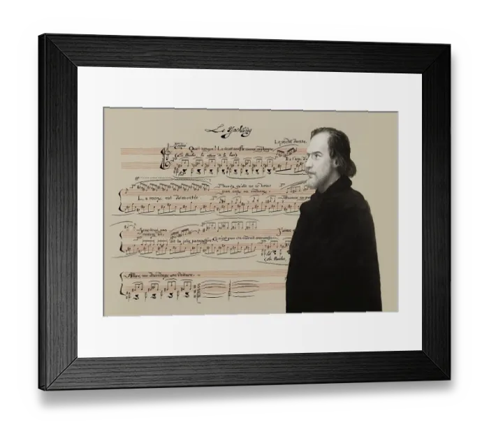 Framed Print : Erik Satie, 1866 - 1925, a French composer and pianist Framed Print : Erik Satie, 1866 - 1925, a French composer and pianist