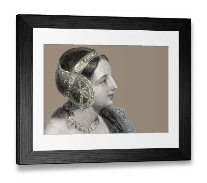 Framed Print : Isabella of France, 1295 - 1358