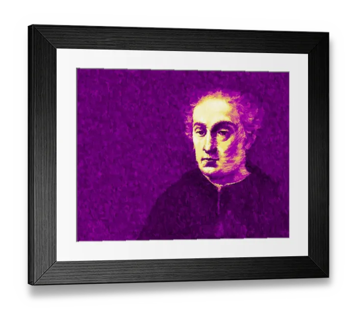 Framed Print : Christopher Columbus, 1451, 1506