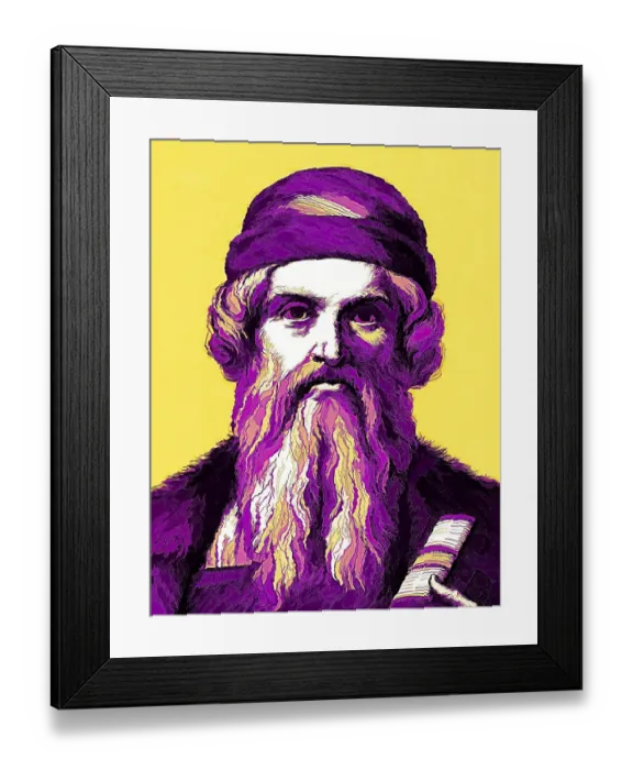 Framed Print : Johannes Gensfleisch zur Laden zum Gutenberg