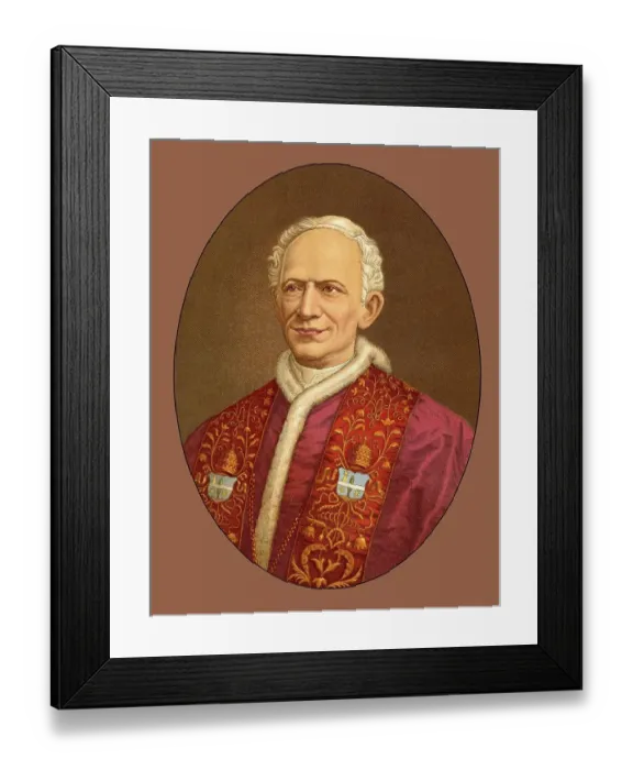 Framed Print : Leo XIII, was Pope from 1878, 1903 Framed Print : Leo XIII, was Pope from 1878, 1903
