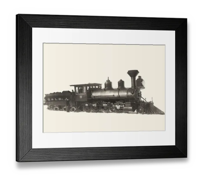 Framed Print : Quebec-Lake Saint-John Railway, 19th century Framed Print : Quebec-Lake Saint-John Railway, 19th century
