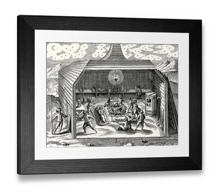 Framed Print : Expedition to the Arctic region by Willem Barentsz