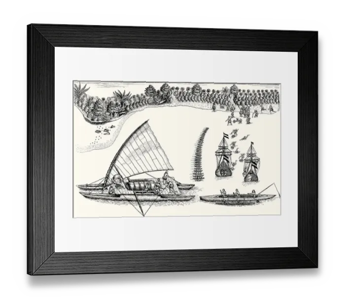 Framed Print : The two ships of Abel Janszoon Tasman Framed Print : The two ships of Abel Janszoon Tasman