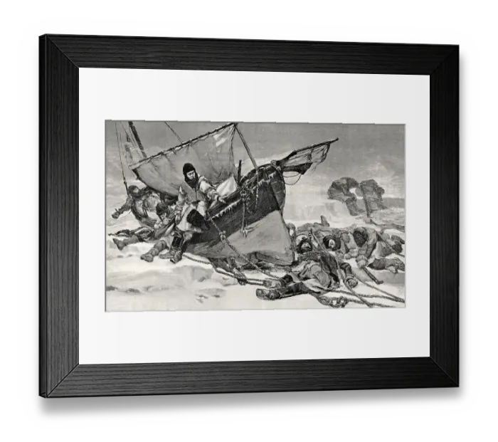 Framed Print : Franklin's lost expedition