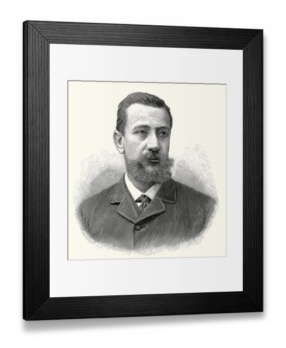 Framed Print : Albert I, Albert Honore Charles Grimaldi