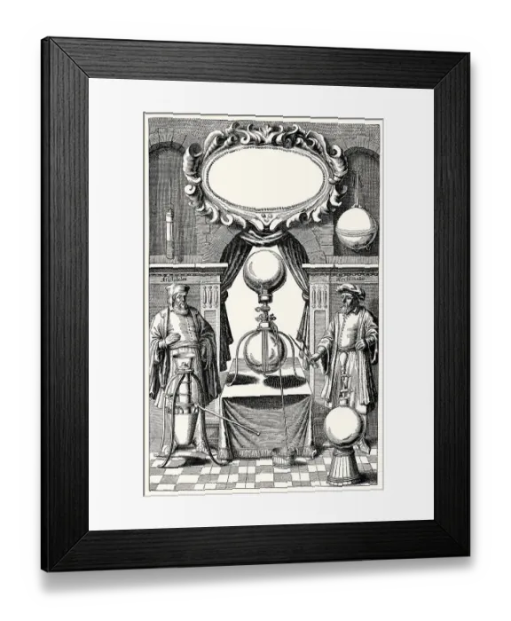 Framed Print : Title of Experimenta Nova (ut vocantur) Magdeburgica de Vacuo Spatio