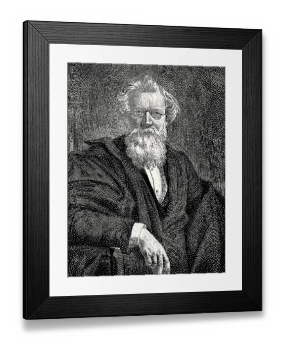 Framed Print : August Wilhelm von Hofmann, 1818 - 1892