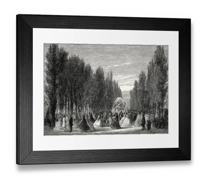 Framed Print : Alameda de las Delicias, Santiago Framed Print : Alameda de las Delicias, Santiago