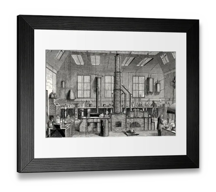 Framed Print : Chemical laboratory, Department of chemistry Framed Print : Chemical laboratory, Department of chemistry