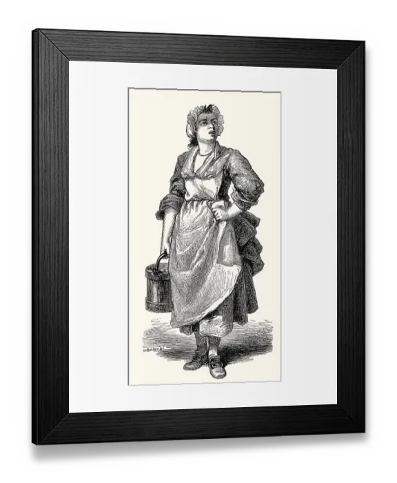 Framed Print : A woman selling nut kernels, Paris Framed Print : A woman selling nut kernels, Paris