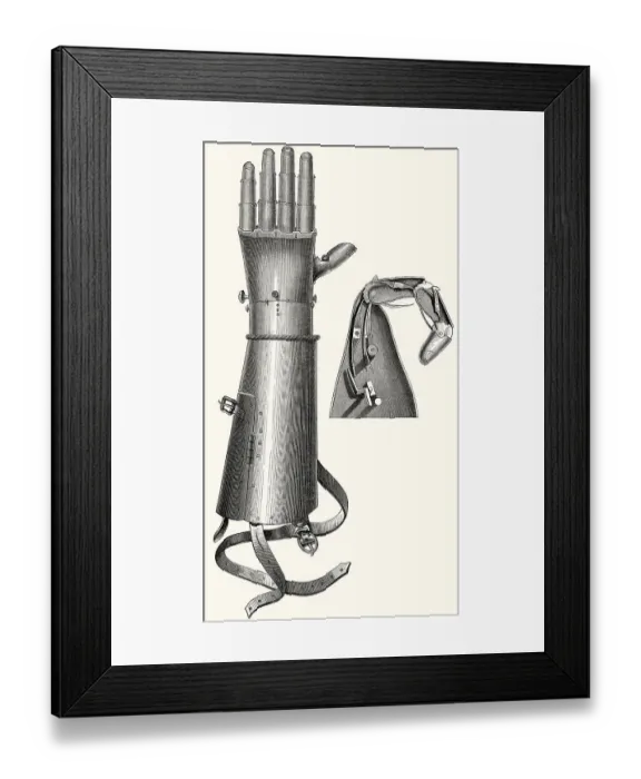 Framed Print : The iron hand of Gottfried Goetz von Berlichingen zu Hornberg Framed Print : The iron hand of Gottfried Goetz von Berlichingen zu Hornberg