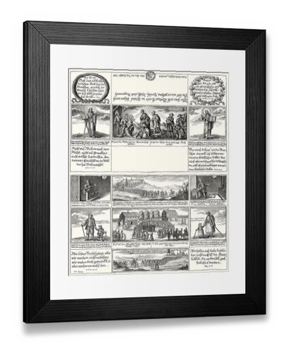 Framed Print : Envelope to the siege of Augsburg in 1632 by Gustav II Adolf Framed Print : Envelope to the siege of Augsburg in 1632 by Gustav II Adolf