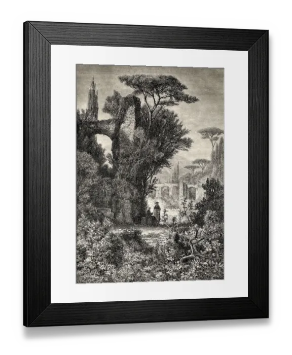 Framed Print : The ruins of Hadrian's Villa Framed Print : The ruins of Hadrian's Villa