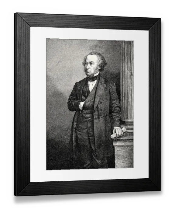 Framed Print : Richard Cobden, 1804-1865, an English manufacturer and Radical and Liberal statesman Framed Print : Richard Cobden, 1804-1865, an English manufacturer and Radical and Liberal statesman