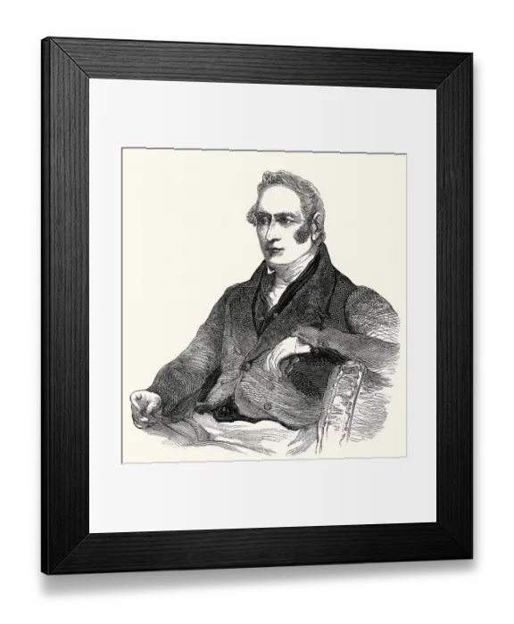 Framed Print : George Stephenson, 1781-1848, an English engineer and founder of the railroad industry Framed Print : George Stephenson, 1781-1848, an English engineer and founder of the railroad industry
