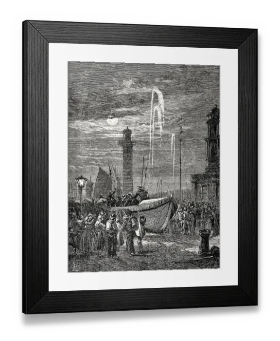 Framed Print : The lifeboat Quiver, Margate Lifeboat Station