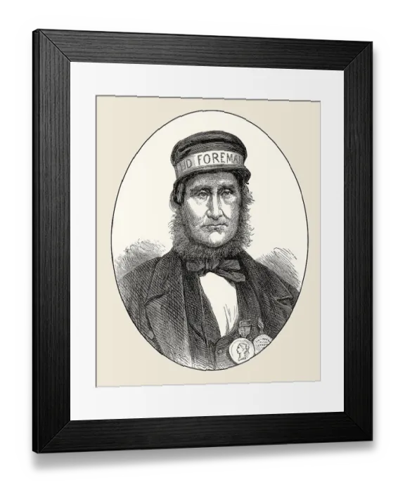 Framed Print : John Ellerthorpe, the Hero of the Humber